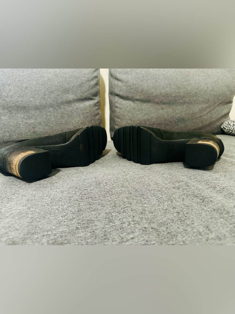 Black Sorel Leather Booties - Picture 5 of 5